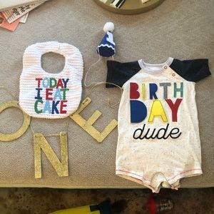 First birthday 4 pieces